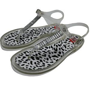 Guess NEMO Jelly Thong Sandals size: 6